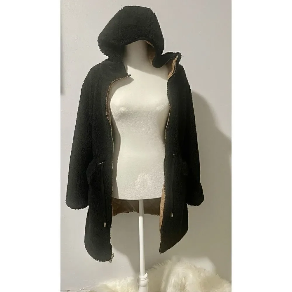 Kate Spade Reversible Teddy Coat S